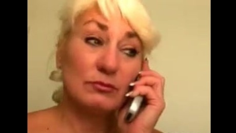 fat blonde granny blowjob