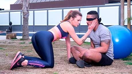 Adorable white babe Verona Sky is getting screwed in the ass by a big dick